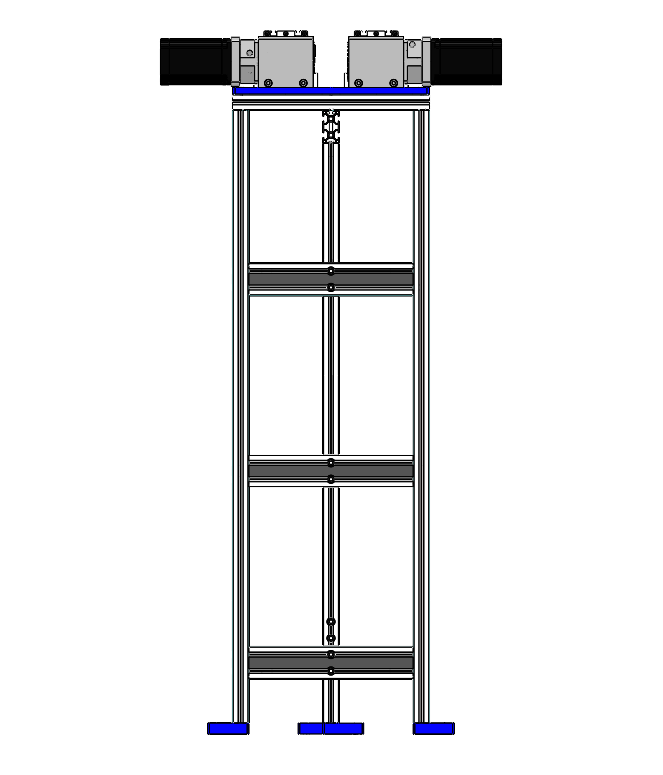 A0003049-无杆执行器的加固结构行程 2000mm